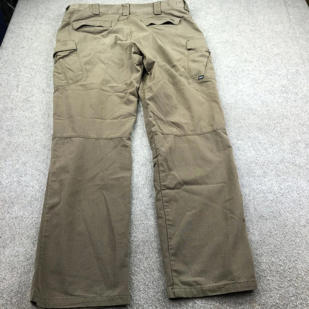 5.11 Tactical Pants Mens 38x34 Brown Cargo Relaxed Straight Workwear Utility